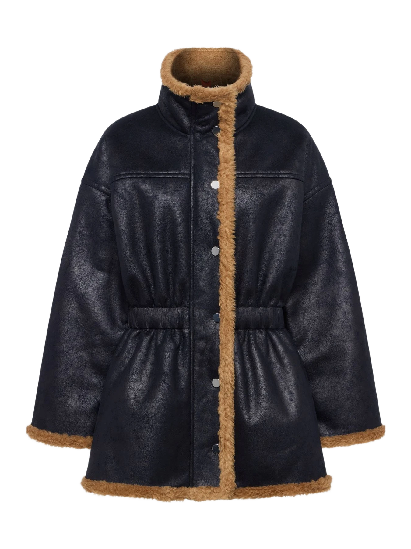 Simon Miller Yara Faux Shearling Jacket In Black