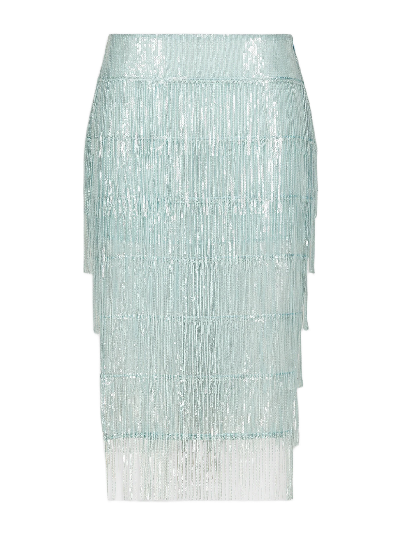 Saemdi Zo Sequin Fringe Skirt