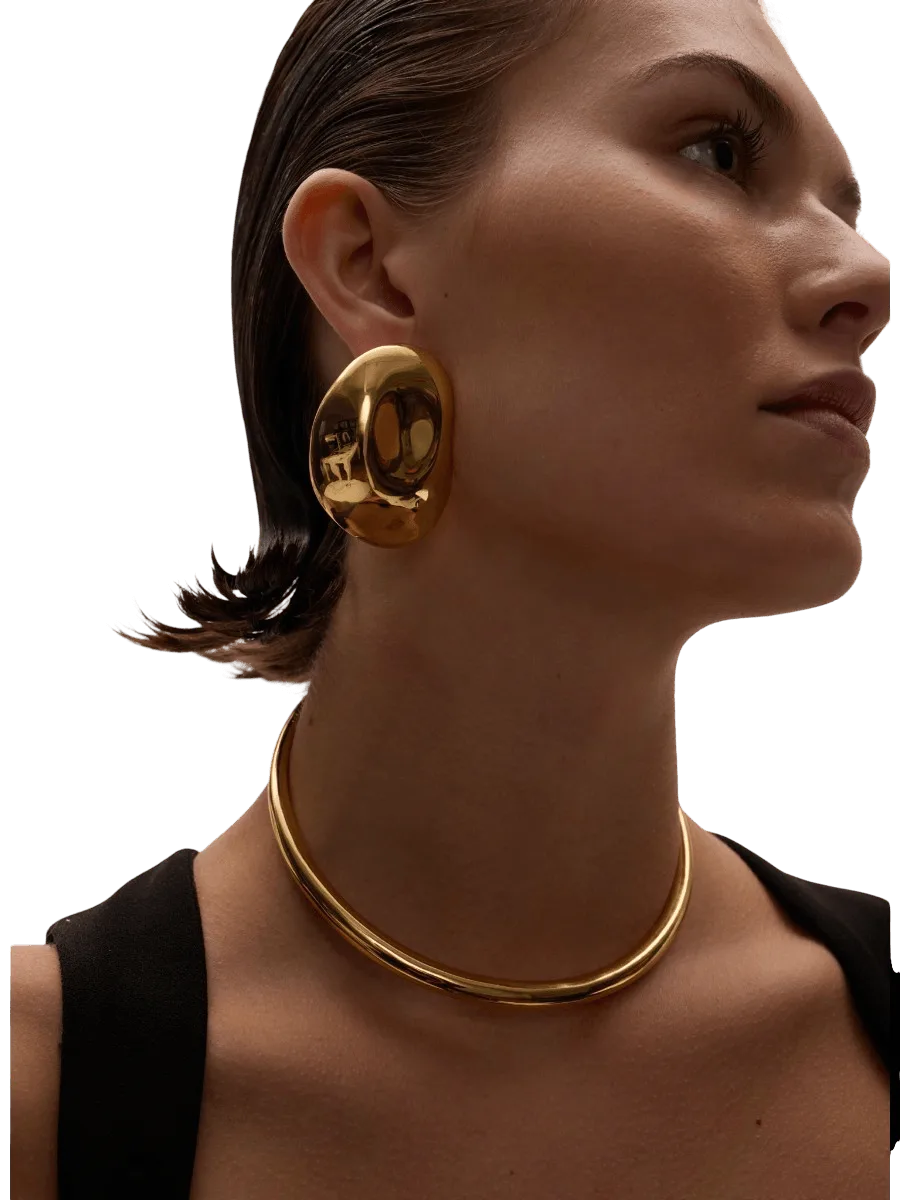 Lelet NY Zoe Button Earrings